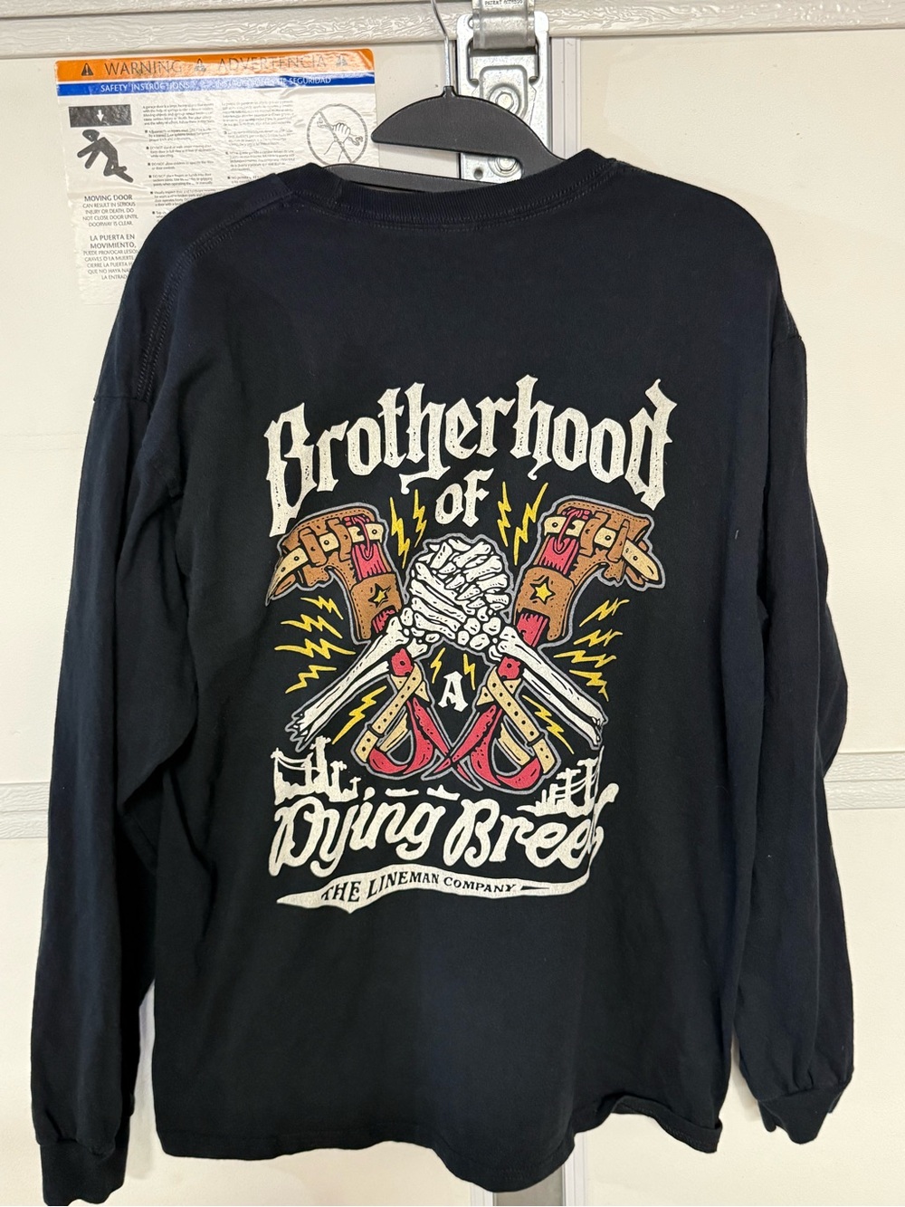 Brotherhood of a Dying Breed Graphic Long Sleeve Tee - Black